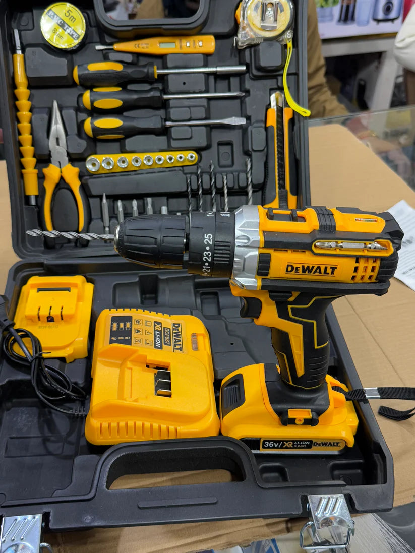 Dewalt German Lott Imported 36 V Drill machine Tools Box . High Quality