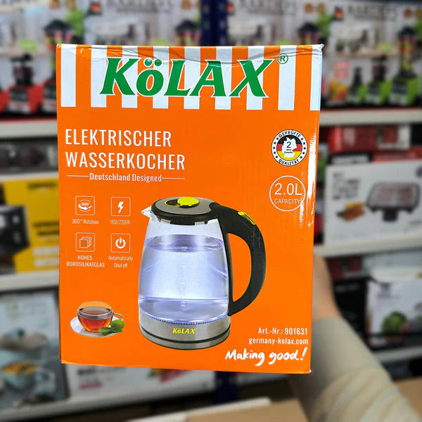 Kolax Glass Electric Kettle 2L