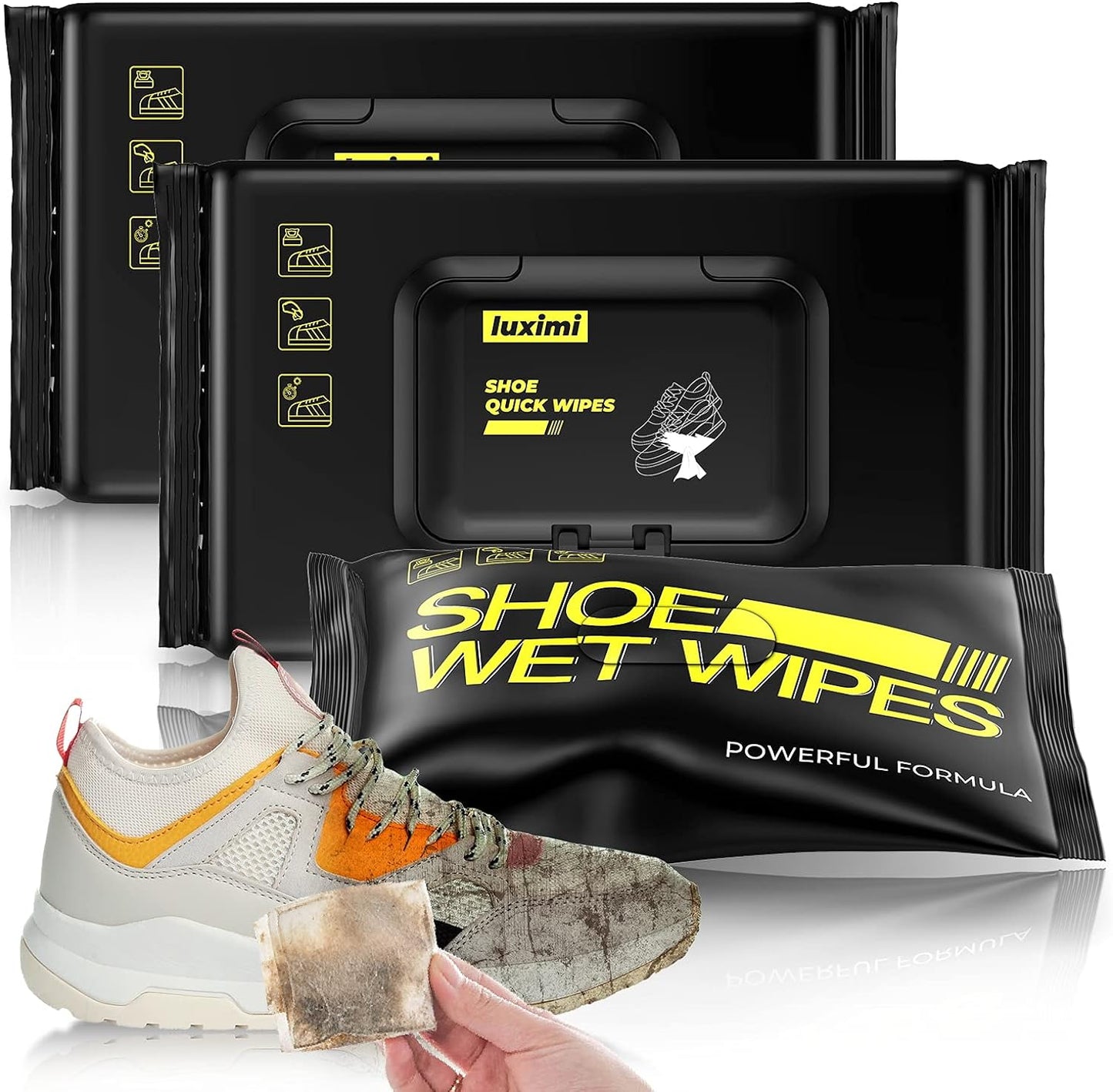 INSTANT SHOE CLEANING WIPES