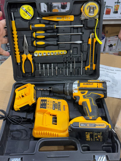 Dewalt German Lott Imported 36 V Drill machine Tools Box . High Quality