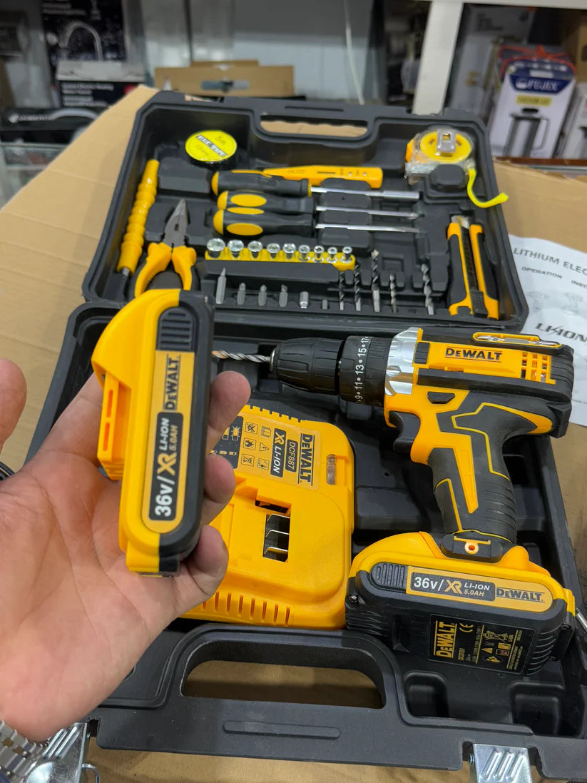 Dewalt German Lott Imported 36 V Drill machine Tools Box . High Quality