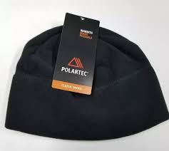 USA POLARTEC MICROFLEECE CAP BLACK POLARTEC HAT ARMY FLEECE CAP BEANIE ECW