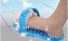 1Pcs Shower Bathroom Foot Massage Cleaning Slipper Feet Exfoliating Cleaner Suction Brush