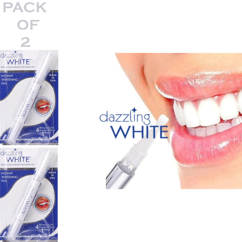 [Pack Of 2]  Dazzling White Hygienic Professional Strength Teeth Whitening Pens