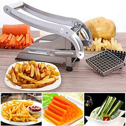 Stainless Steel French Fries Potato Cutter Slicer Potato Chips Making Machine